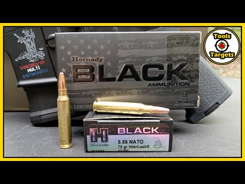 Fade To BLACK!...5.56 Hornady Black HD SBR Ammo. Short Barrel AR-15 Test!