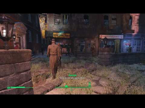 Fallout 4 - Nick Valentine and Hancock small interaction