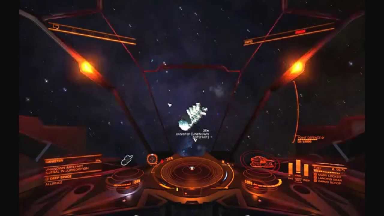 Elite Dangerous - genuine Unknown Artefact - YouTube