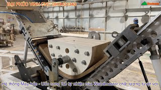 Full Quy trình máy hấp uốn cong gỗ tự nhiên solid Woodmaster