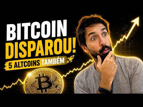 5 ALTCOINS DISPARANDO com o BITCOIN