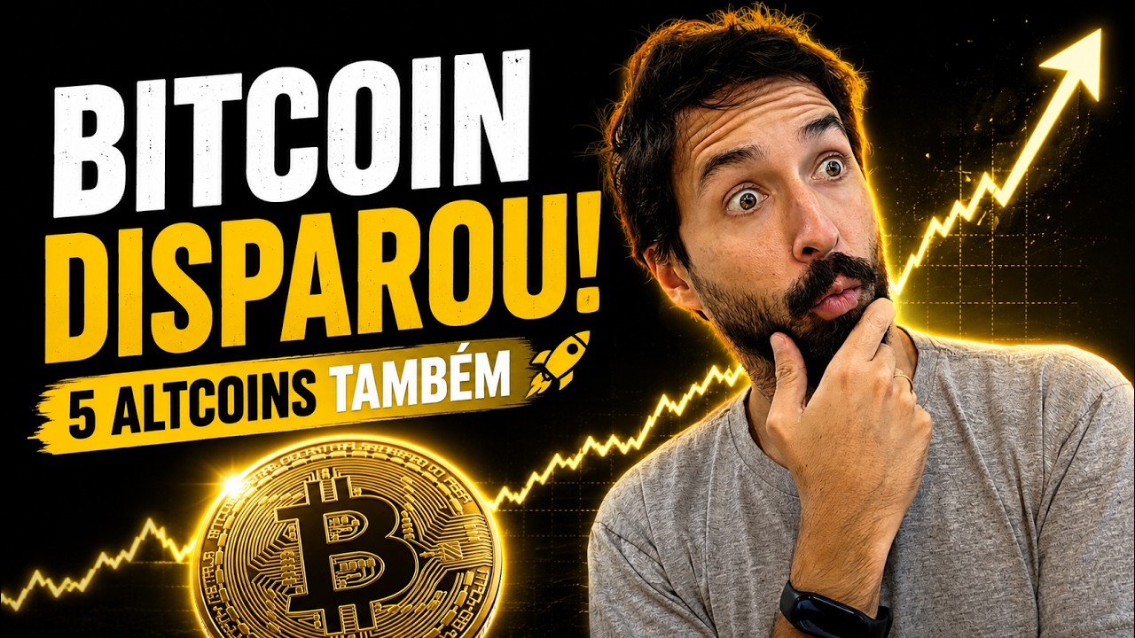 5 ALTCOINS DISPARANDO com o BITCOIN
