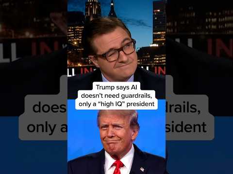 Trump says AI doesn’t need guardrails, only a 'high IQ' president