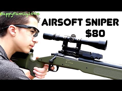 Best Budget Airsoft Sniper Rifle! $80!