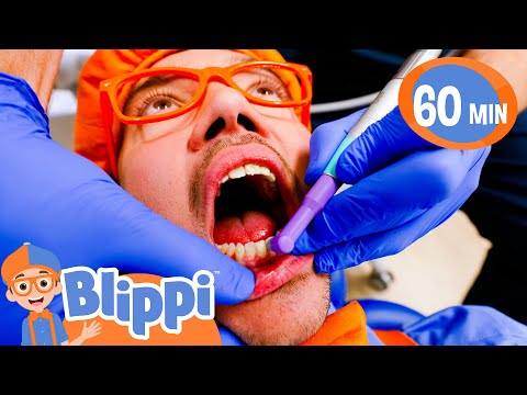 Blippi OPENS WIDE at the Dentist😬 | Blippi & Meekah Challenges and Games for Kids