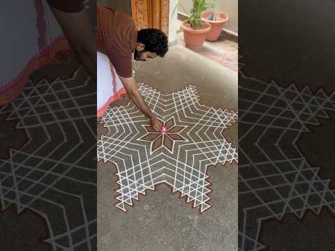 Friday morning embracing the art and culture 🙏❤️ #muggulu #rangoli #dailyvlog