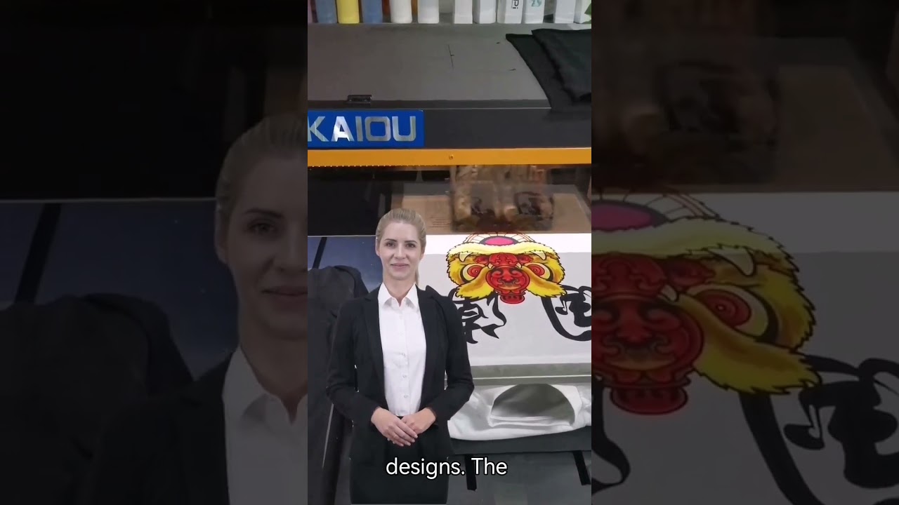 Kaiou dtg printing process and features #kaiouprinter #dtgprinter