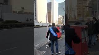 財務省解体デモ(主催者演説の一部)観覧展望の一部