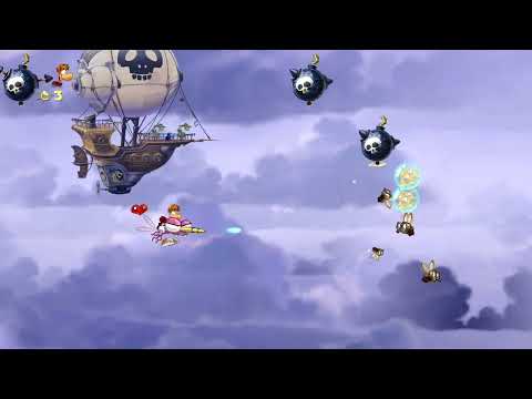 Rayman Origins PS3 Gameplay 94 Shoot for the Star