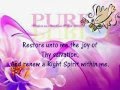 Create in me a Clean Heart - Maranatha SIngers ...