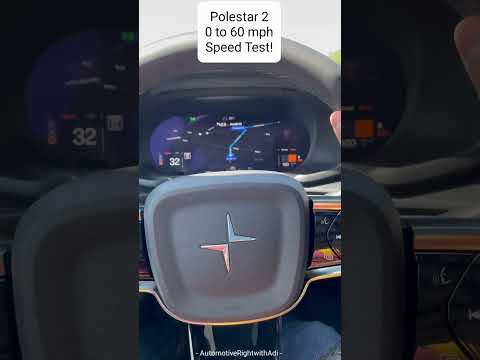 Thumbnail for Polestar 2 0-60 acceleration by Liftback