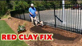 Planting Flowers In RED CLAY Soil Amendments and Fertilizer