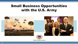 Small Business Opportunities with the Army (17 April 2017)