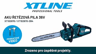 XTline Aku řetězová pila bezuhlíková 36V
