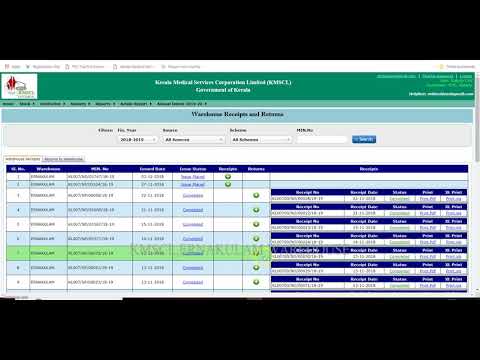 DDMS-RETURN TO WAREHOUSE