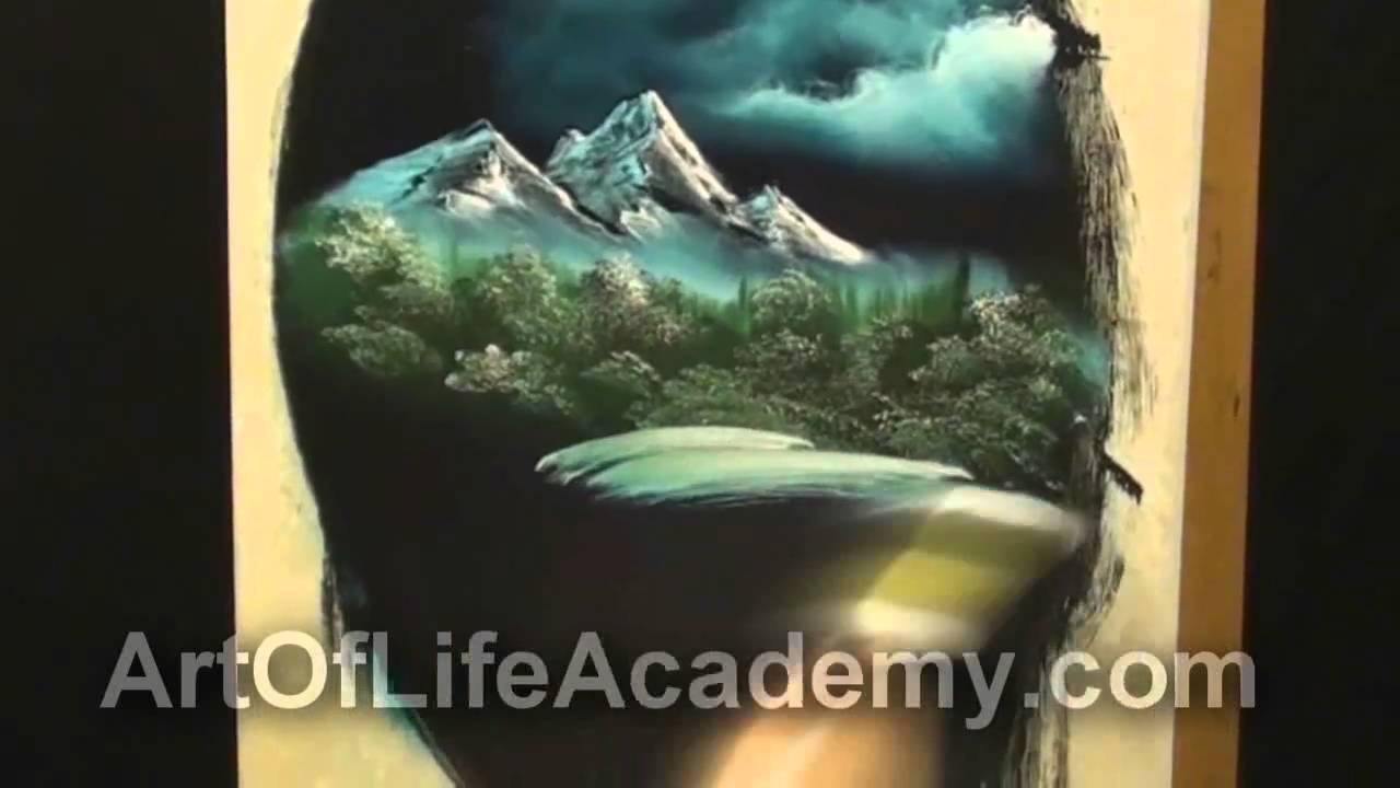 Mystic Midnight Landscape Oil Painting Lesson