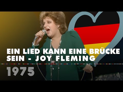 EIN LIED KANN EINE BRÜCKE SEIN – JOY FLEMING (Germany 1975 – Eurovision Song Contest HD)