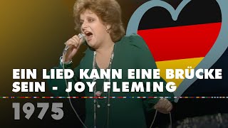 EIN LIED KANN EINE BRÜCKE SEIN – JOY FLEMING (Germany 1975 – Eurovision Song Contest HD)