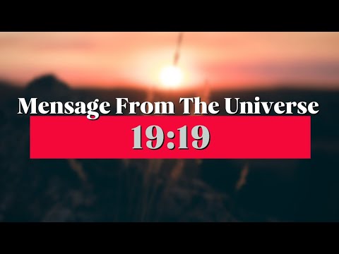 Mensage From The Universe Time 19:19 Meaning #angelnumber #lawofattraction #theuniverse #facts