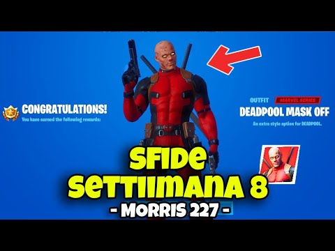 SFIDE SETTIMANA 8 DEADPOOL | TROVA IL GALLEGGIANTE DA PISCINA DI DEADPOOL DANZA AL PARTY SULLO YACHT