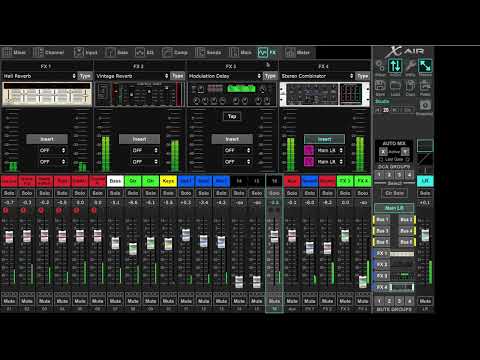Behringer X-Air/X-Series - Combinator Effect in Main Bus