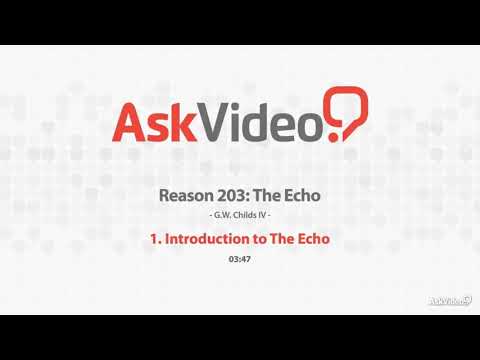 Echo Course for Reason by Ask. Video