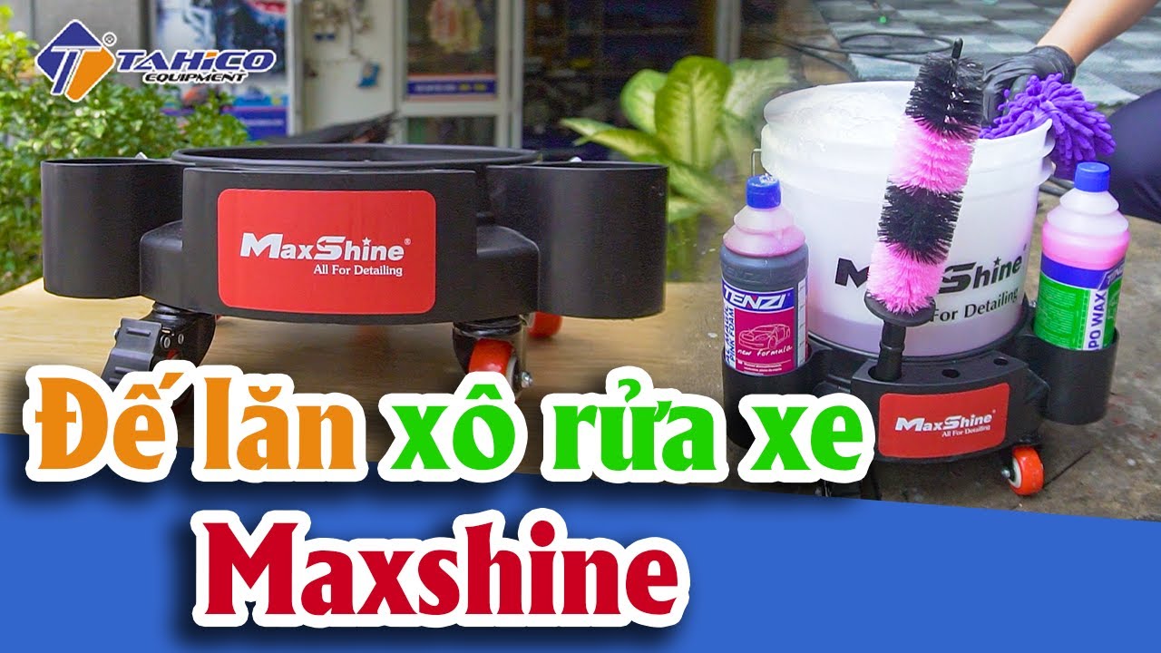 Đế lăn xô rửa xe Dolly-Black 702306 Maxshine 15