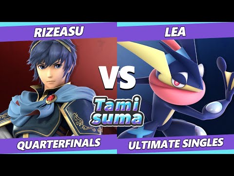 TAMISUMA 191 Quarterfinals - Rizeasu (Marth) Vs. Lea (Greninja) Smash Ultimate SSBU