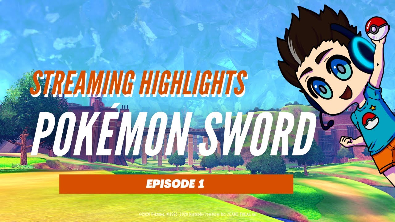 Pokémon Sword AWESOME Streaming Highlights Episode 01. Let's catch them all With Kenmei Gaming!