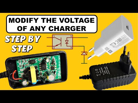 Modify Any Charger and Adjust Its Voltage.