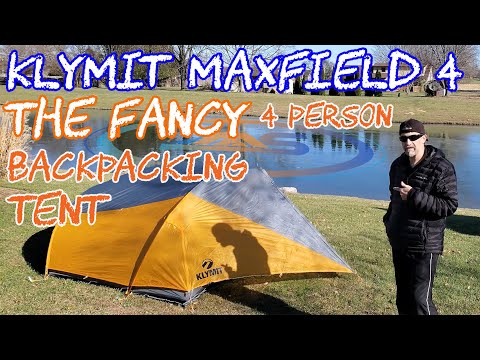 The Klymit Maxfield 4: The Fancy 4 Person Backpacking Tent