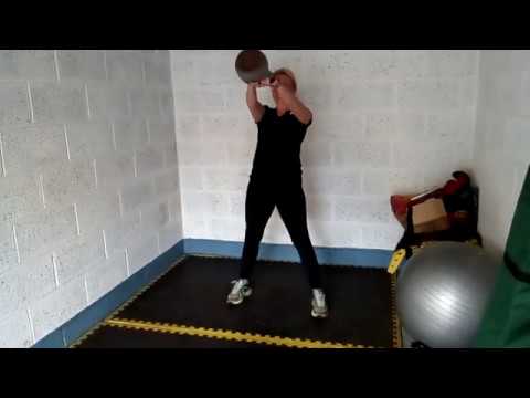 Skysports Racing's Alex Hammond Working The Kettlebell Swings