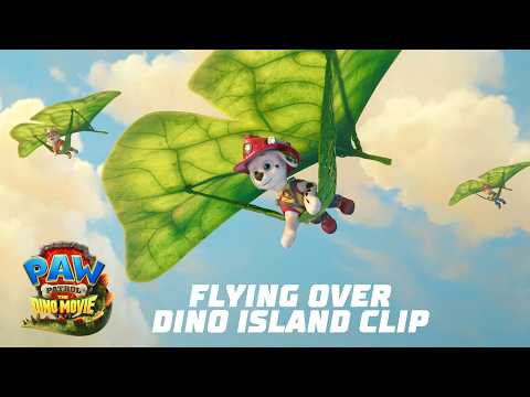 Flying Over Dino Island Clip