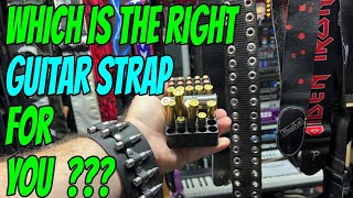 Video thumbnail for GUITAR STRAPS - Everything you ever wanted to know. The Good, The Bad & The Ugly! by The Tone King