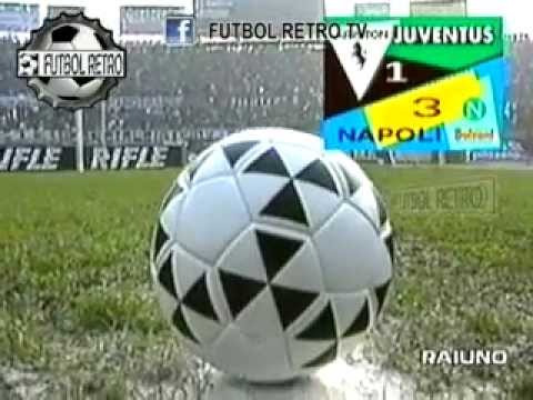Juventus 1 vs Napoli 3 Serie A 1986/87 Platini vs Maradona FUTBOL RETRO TV