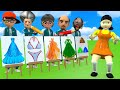 Squid Game Vs Scary Teacher 3D Squid Girl Bikini Dressing Room Long Dress Drawing 5 Times Challenge