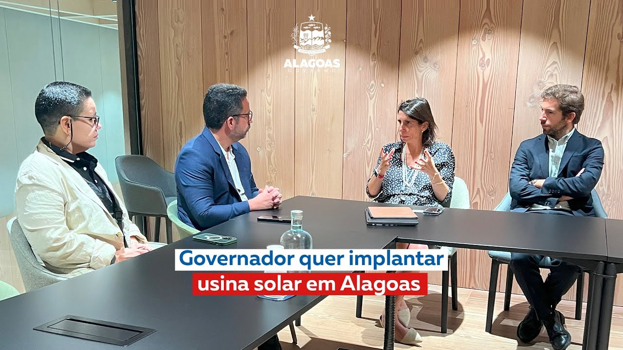 Governador Paulo quer usina solar em Alagoas