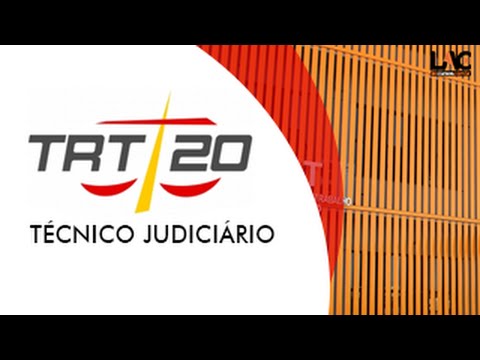 Curso online - TRT SE 2016  - TRT 20 - Técnico Judiciário