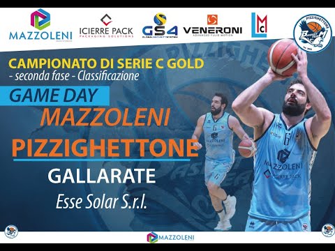 Serie C Gold - Seconda Fase: Mazzoleni Pizzighettone - Basket Gallarate