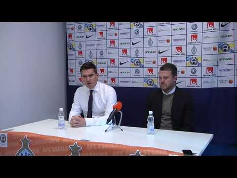 Presskonferensen efter AFC - Jönköping Södra