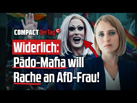 Disgusting: Pedophile mafia wants revenge on AfD woman!💥