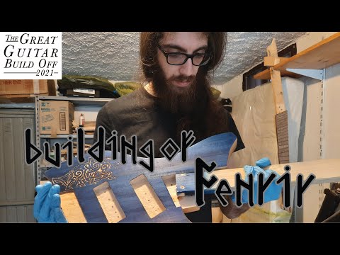 The Building of Fenrir - GGBO2021 - ep 5 - Let's carve a wolf and stain it blue!