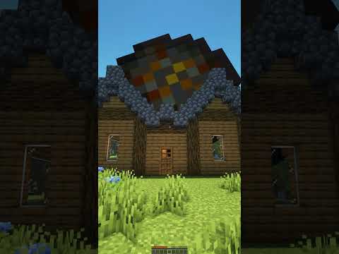 I Built a CURSED House in Minecraft... #shorts