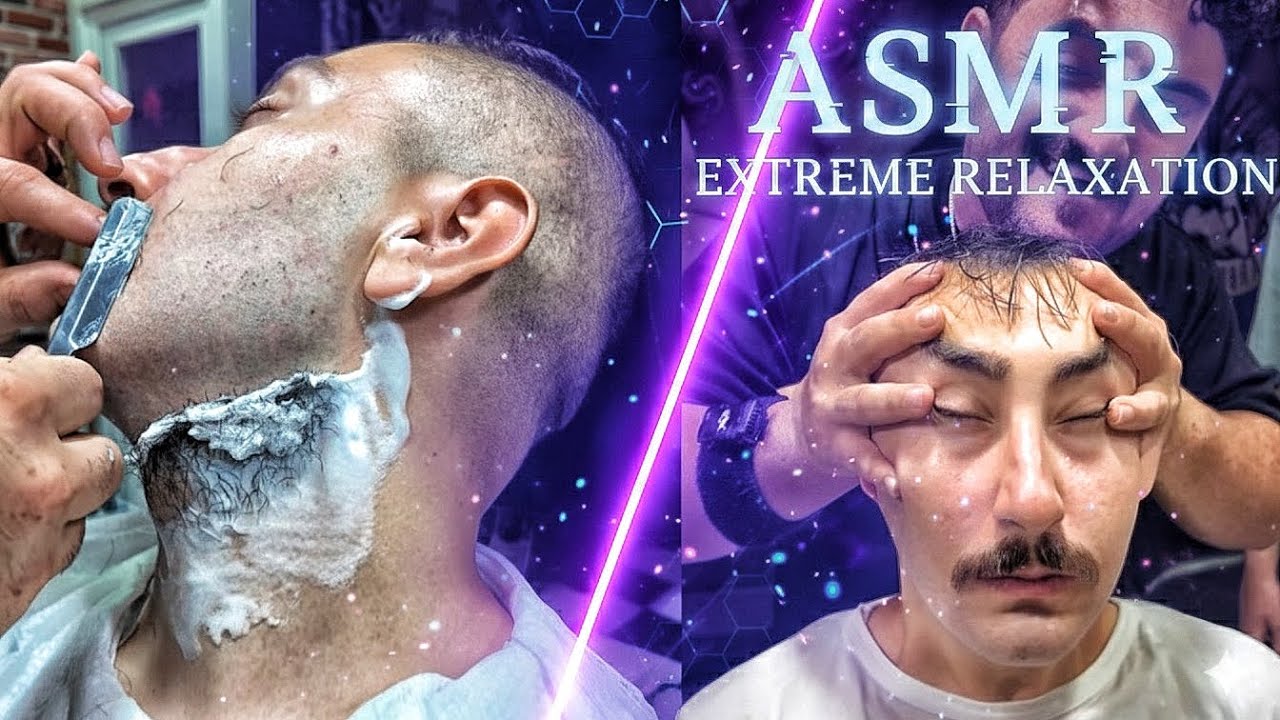 ASMR BEARD SHAVİNG | YOUR INSOMNIA MEDICINE HAS ARRIVED | DEEP SLEEP TİME