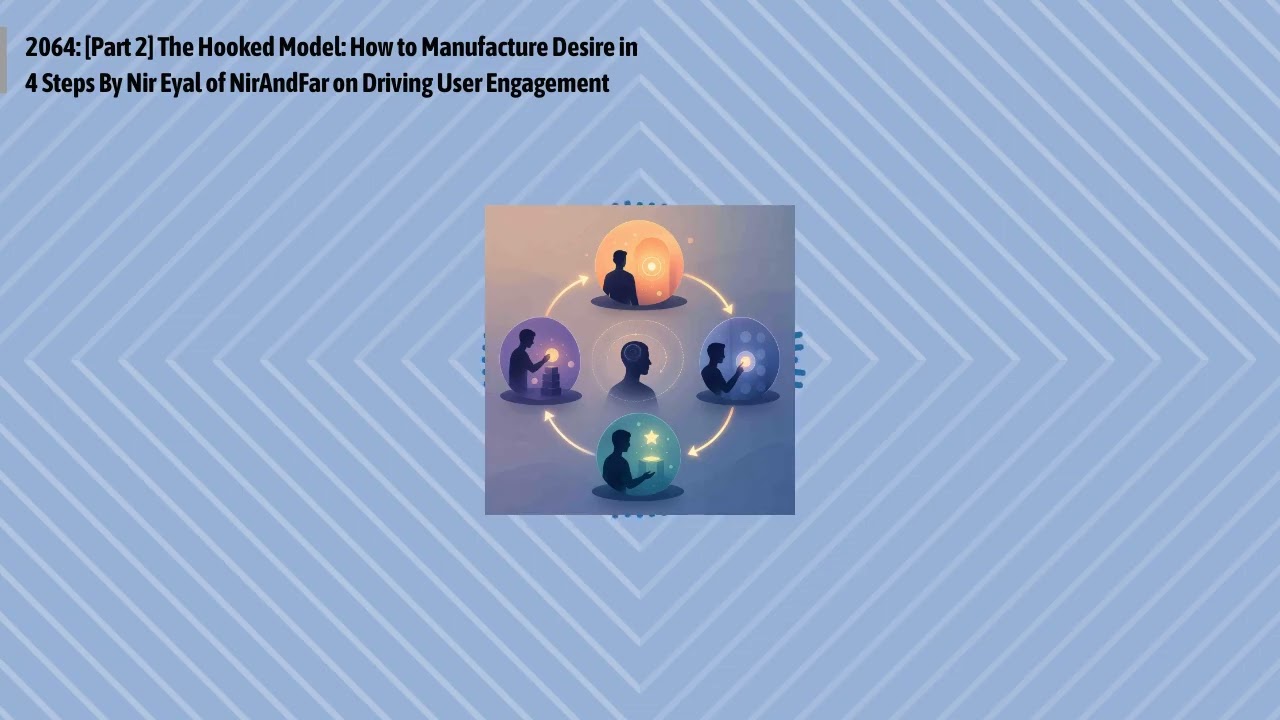 2064: [Part 2] The Hooked Model: How to Manufacture Desire in 4 Steps By Nir Eyal of NirAndFar...