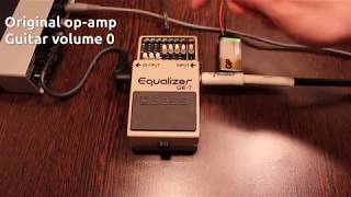 Boss GE-7 Noise Hiss Reduction Mod