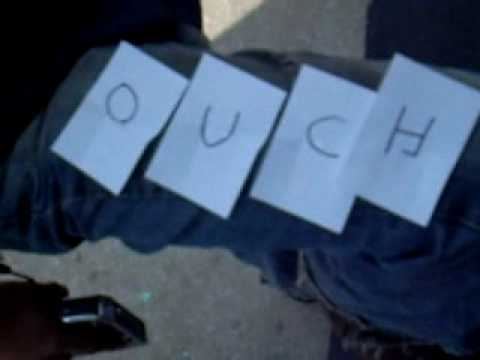 Staple gun FUNNY! OUCH