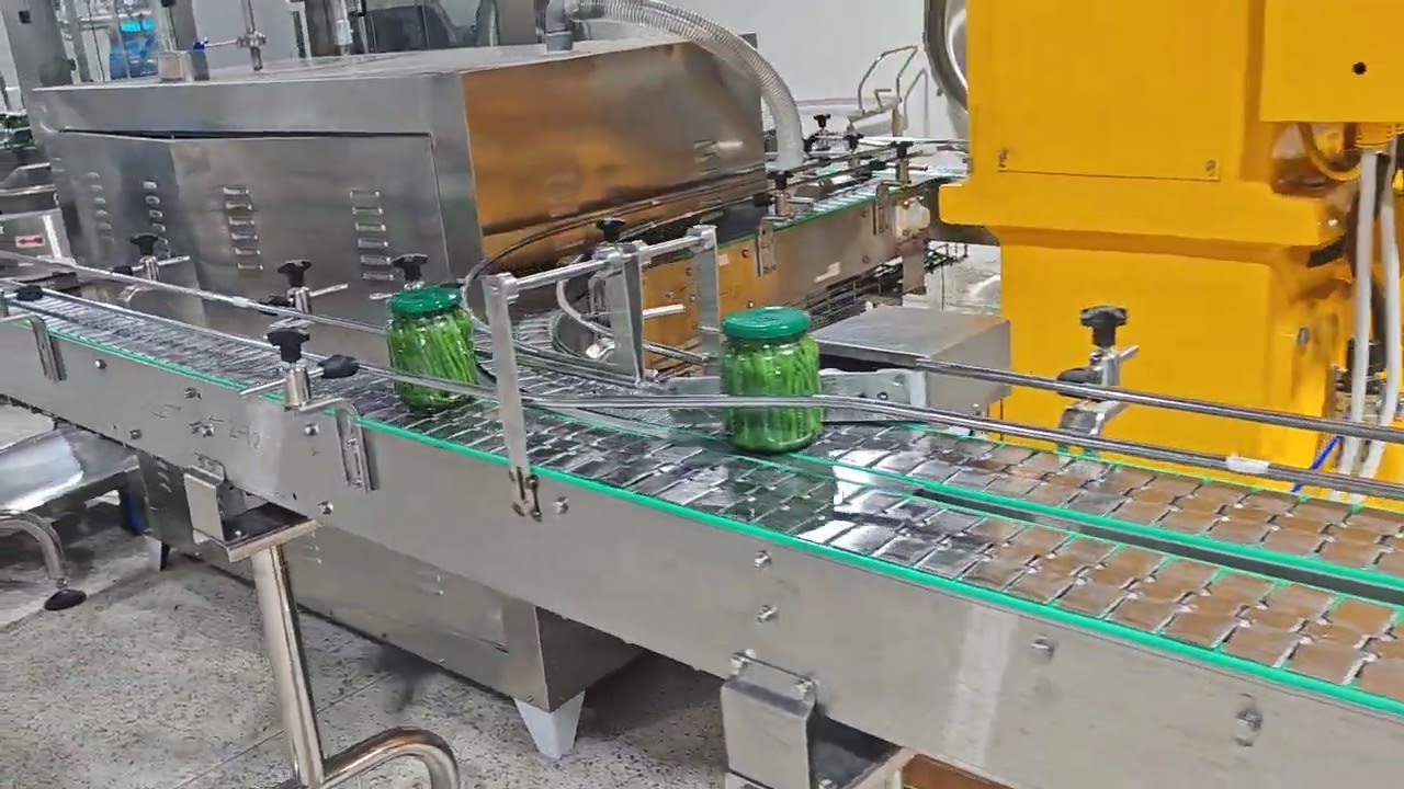 Full automatic canned food and vegetable production line