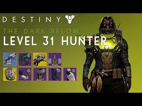 Destiny - Level 31 Hunter Spotted - Dark Below Weapons & Armour