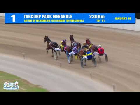TABCORP PK MENANGLE - 16/01/2018 - Race 1 - BATTLES OF THE ASHES ON 25TH JANUARY TROTTERS …
